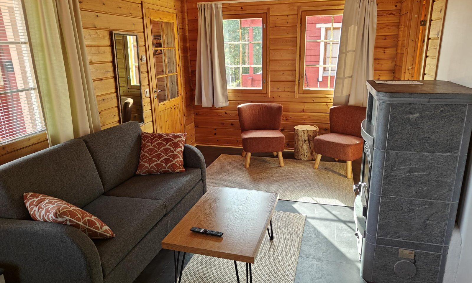 Living room in Vuopaja Chalet