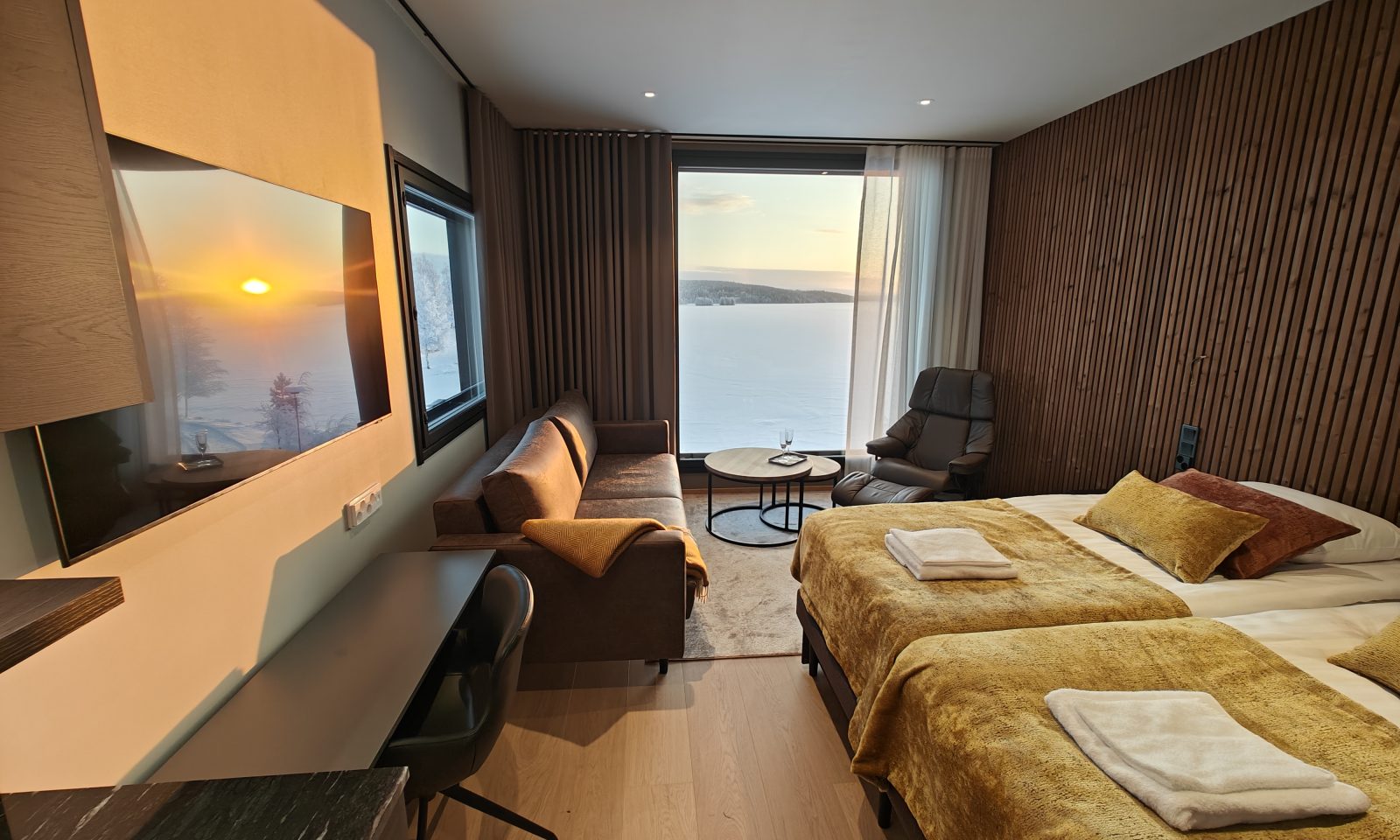 Modern room interior in Suvanto Superior